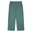 画像1: 90's Dickies 874 ワークパンツ "MADE IN USA /  W34 L30 / LINCOLN GREEN" (1)