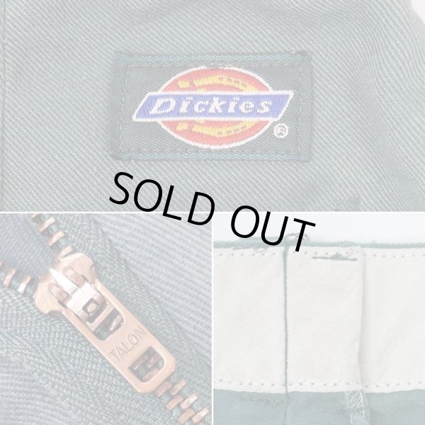 画像4: 90's Dickies 874 ワークパンツ "MADE IN USA /  W34 L30 / LINCOLN GREEN" (4)