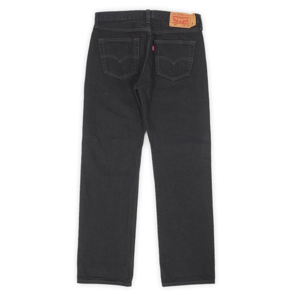 画像2: 00's Levi's 501 ブラックデニムパンツ "W30 L30" (2)