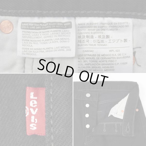 画像4: 00's Levi's 501 ブラックデニムパンツ "W30 L30" (4)