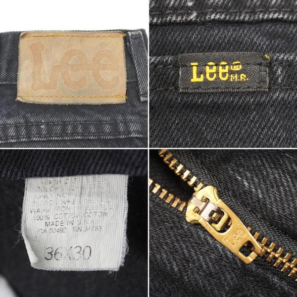 画像3: 80's Lee 209 ブラックデニムパンツ "MADE IN USA" (3)