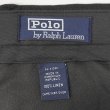 画像3: 90's Polo Ralph Lauren 2タック リネントラウザー "BLACK / 実寸W32 L28" (3)