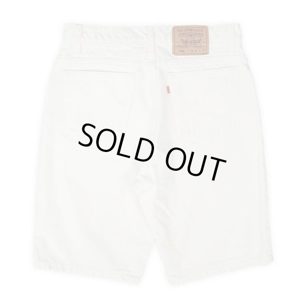 画像2: 90's Levi's 550 ホワイトデニムショーツ "MADE IN USA" (2)