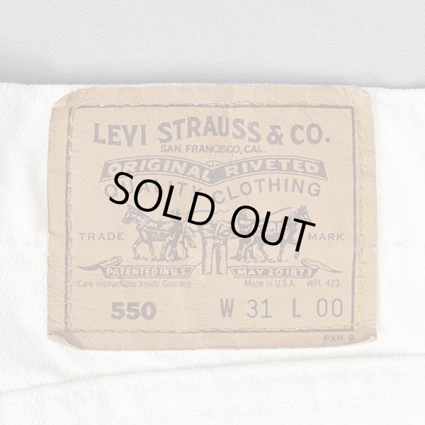 画像3: 90's Levi's 550 ホワイトデニムショーツ "MADE IN USA" (3)