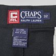 画像3: 00's CHAPS Ralph Lauren 2タック リネンコットンショーツ "BLACK" (3)