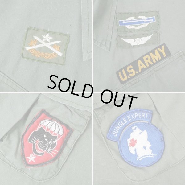 画像3: 80-90's unknown ジャングルファティーグジャケット “Full Patch Custom” (3)