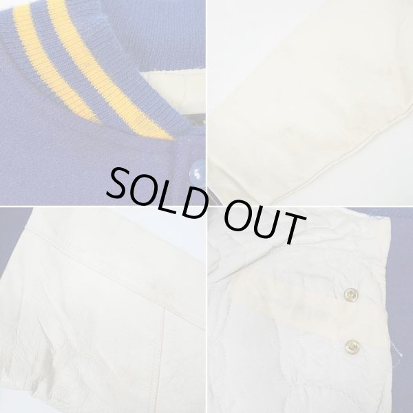 画像6: 90's North Trail レザー切り替え スタジャン "MADE IN USA" (6)