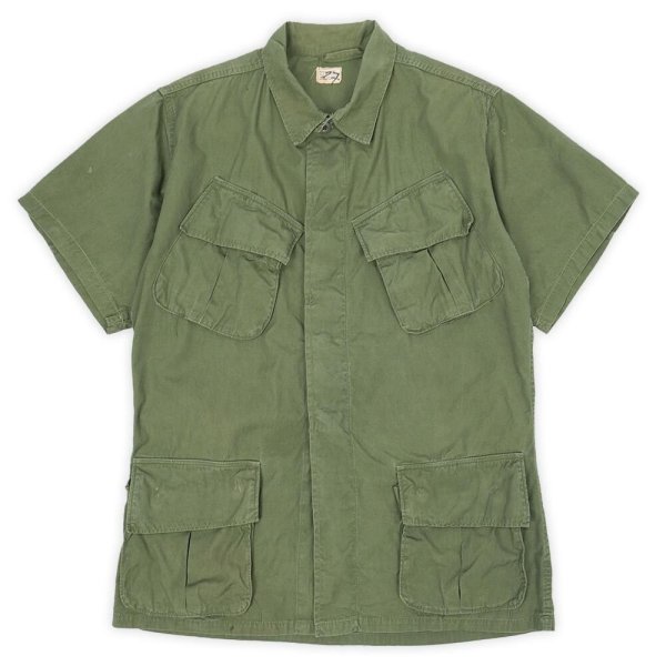 画像1: 60's US.ARMY S/S ジャングルファティーグジャケット "3rd / short sleeve custom" (1)