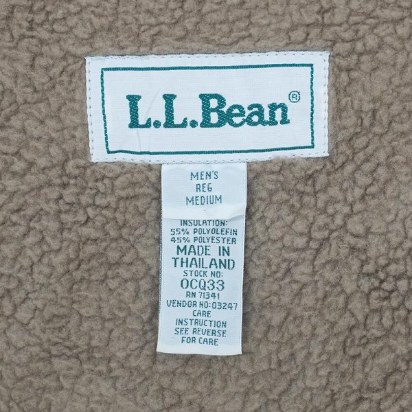 画像2: 90's L.L.Bean フリースライナー ゴアテックスジャケット "GREEN" (2)