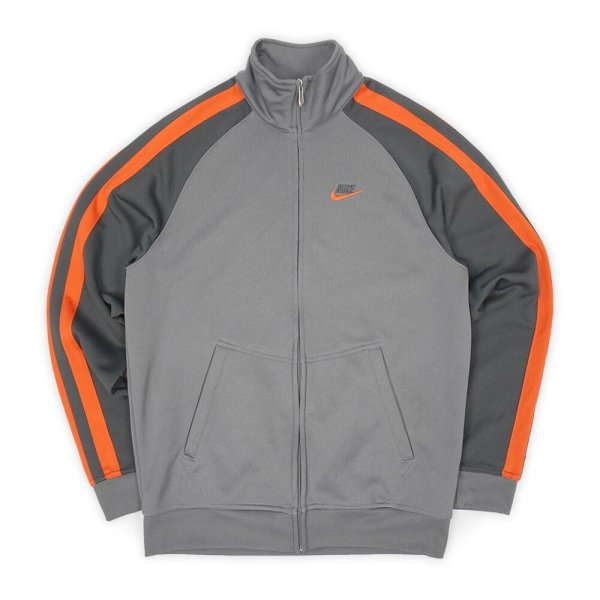 画像1: 00's NIKE トラックジャケット "GRAY × ORANGE" (1)