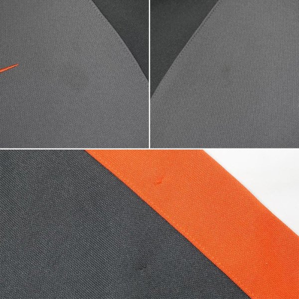 画像5: 00's NIKE トラックジャケット "GRAY × ORANGE" (5)