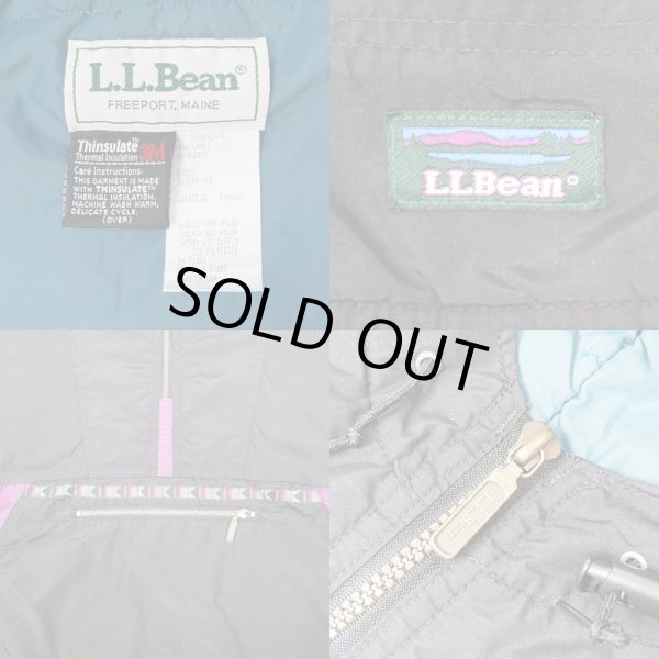 画像3: 90's L.L.Bean アノラックパーカー “BLACK / Thinsulate 3M” (3)