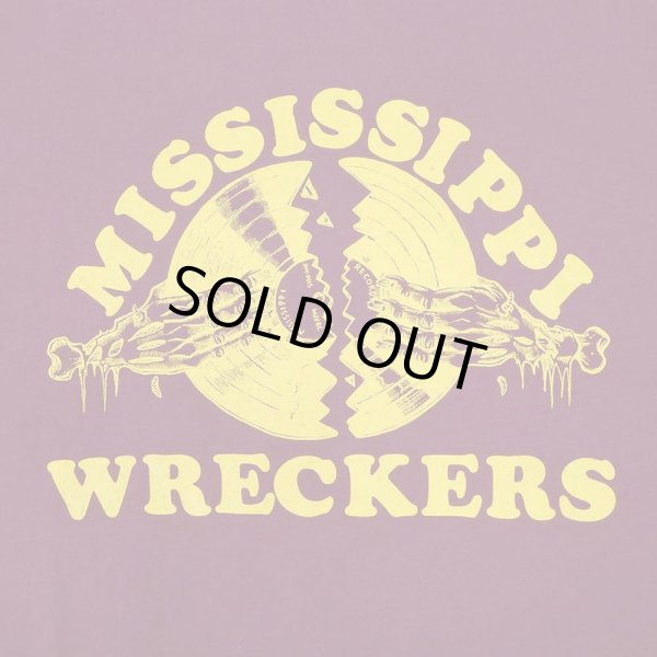 画像2: 00's Mississippi Rescords ロゴプリントTシャツ (2)