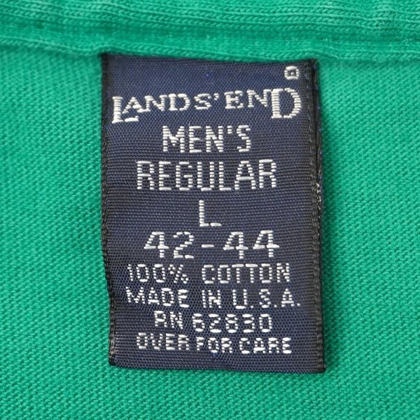 画像2: 90's LANDS' END ポケットTシャツ "MADE IN USA" (2)