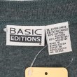 画像3: 90's BASIC EDITIONS L/S ヘンリーネックカットソー "CHACOAL GRAY" (3)