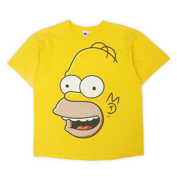 画像1: 00's THE SIMPSONS キャラクタープリントTシャツ (1)