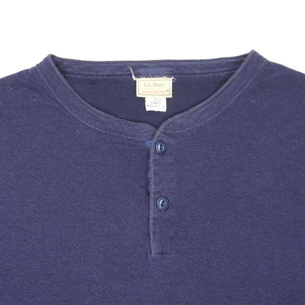 画像3: 80's L.L.Bean ヘンリーネック カットソー "RIVER DRIVER'S SHIRT / MADE IN USA" (3)