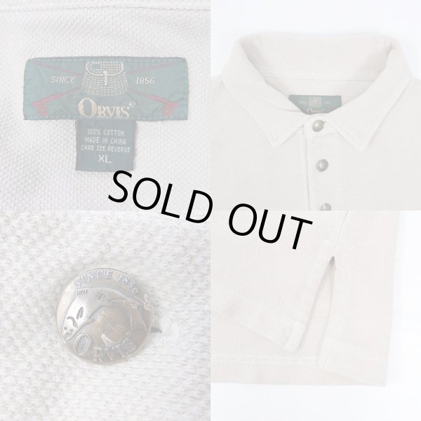 画像3: 90's ORVIS L/S ポロシャツ (3)