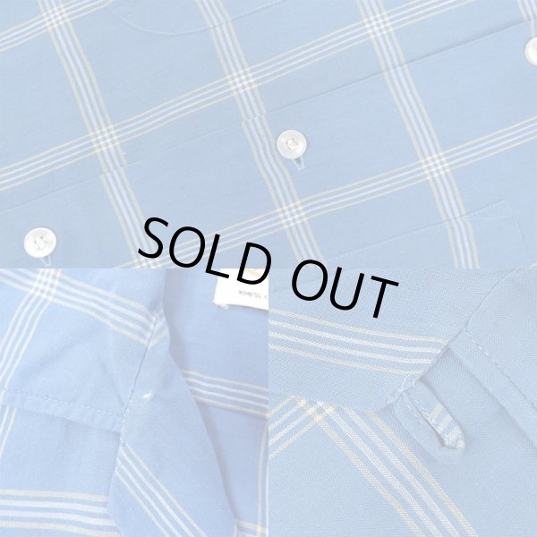 画像4: 70's Manhattan コットン オープンカラーシャツ (4)