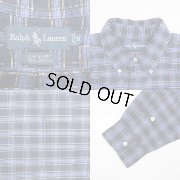 画像3: 90's Polo Ralph Lauren ボタンダウンシャツ "BIG SHIRT" (3)