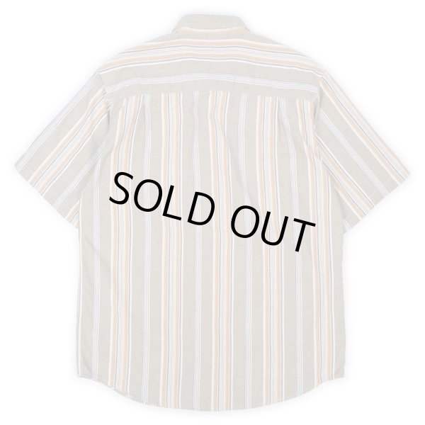 画像2: 90's WOOLRICH マルチストライプ柄 S/S シャツ (2)