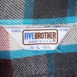 画像3: 80's FIVE BROTHER ヘビーネルシャツ "MADE IN USA" (3)