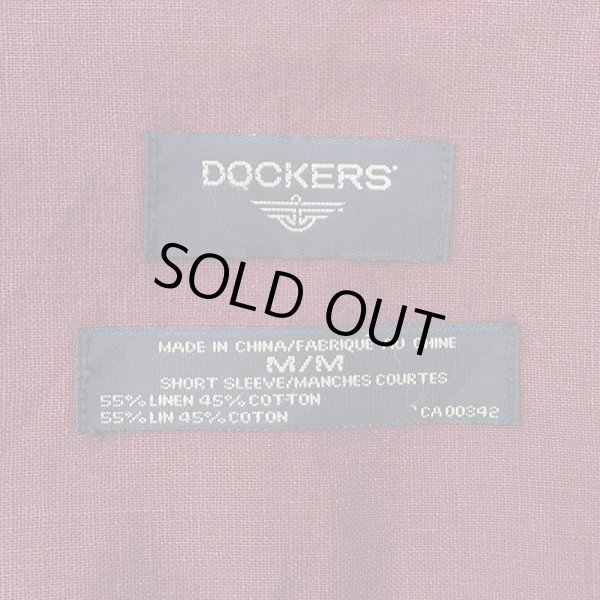 画像2: 00's DOCKERS オープンカラーシャツ “LINEN × COTTON” (2)