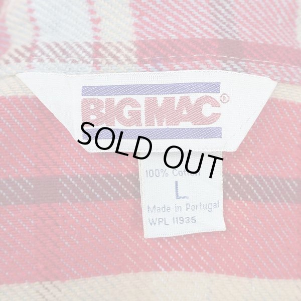 画像2: Early 80's BIG MAC ヘビーネルシャツ “DEADSTOCK” (2)