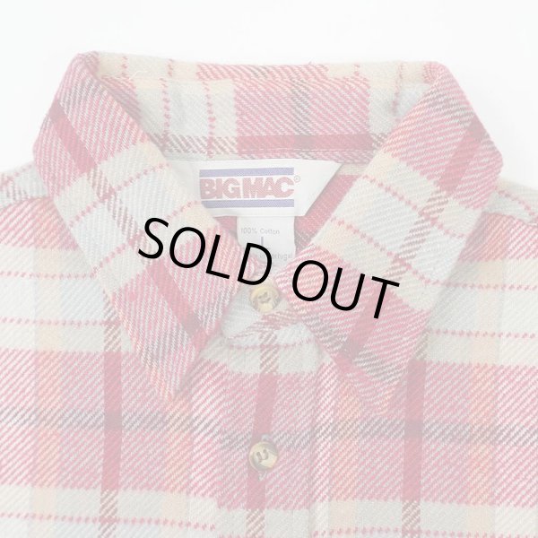 画像3: Early 80's BIG MAC ヘビーネルシャツ “DEADSTOCK” (3)