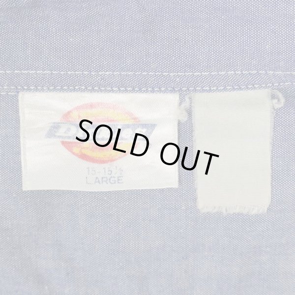 画像2: 80's Dickies シャンブレーシャツ (2)