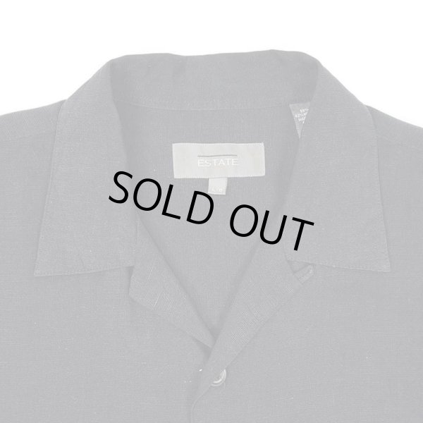 画像3: 00's ESTATE S/S オープンカラーシャツ "LINEN × RAYON" (3)