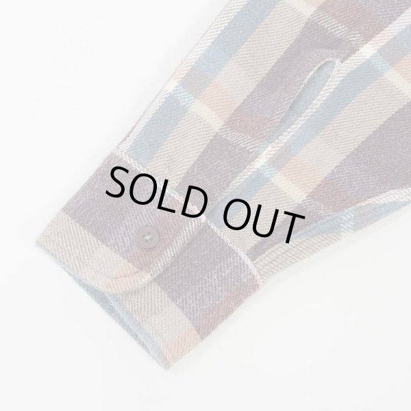 画像5: 80's Carhartt ヘビーネルシャツ "Burgundy Plaid" (5)