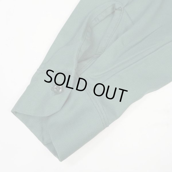 画像4: 70's Dickies L/S ワークシャツ "MADE IN USA / LINCOLN GREEN / DEADSTOCK" (4)