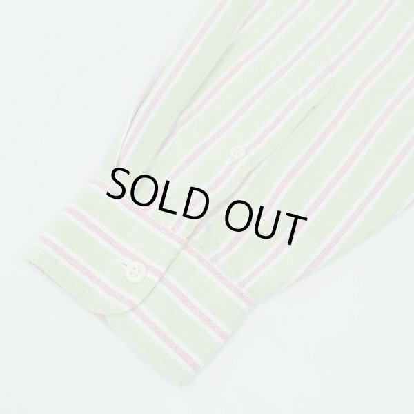 画像4: 90's J.CREW マルチストライプ柄 ボタンダウンシャツ (4)