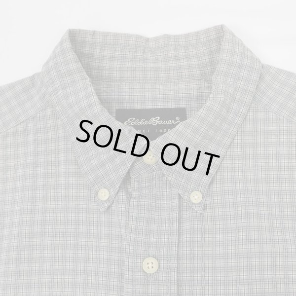 画像3: 00's Eddie Bauer S/S シアサッカー ボタンダウンシャツ (3)