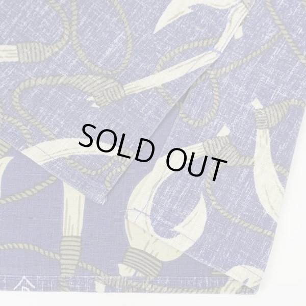 画像4: 00's DIETRICH VAREZ COLLECTION by Reyn Spooer コットンハワイアンシャツ "NAVY" (4)