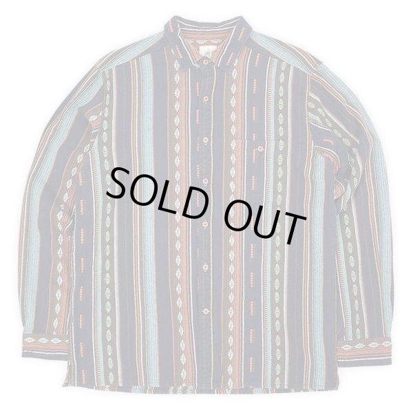 画像1: 00's THE TERRITORY AHEAD 総柄 ボックスシャツ (1)