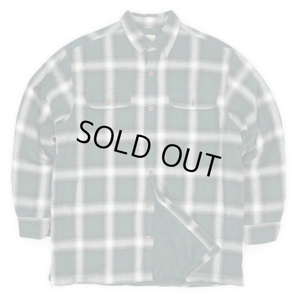 画像1: 00's RED HEAD フリースライナー ネルシャツ (1)