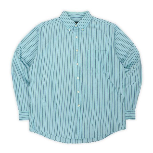 画像1: 90's J.CREW ストライプ柄 ボタンダウンシャツ (1)