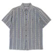 画像1: 90's THE TERRITORY AHEAD S/S マルチストライプ柄 レギュラーカラーシャツ (1)