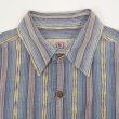 画像3: 90's THE TERRITORY AHEAD S/S マルチストライプ柄 レギュラーカラーシャツ (3)