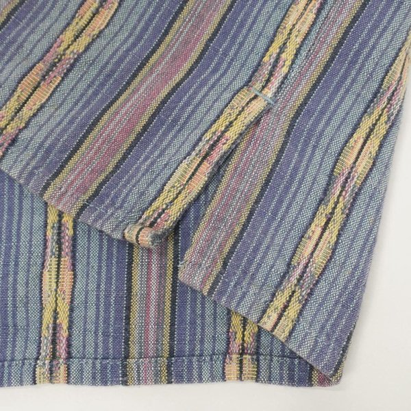 画像5: 90's THE TERRITORY AHEAD S/S マルチストライプ柄 レギュラーカラーシャツ (5)