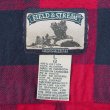 画像2: 00's FIELD & STREAM ブロックチェック柄 ヘビーネルシャツ "RED×BLACK" (2)