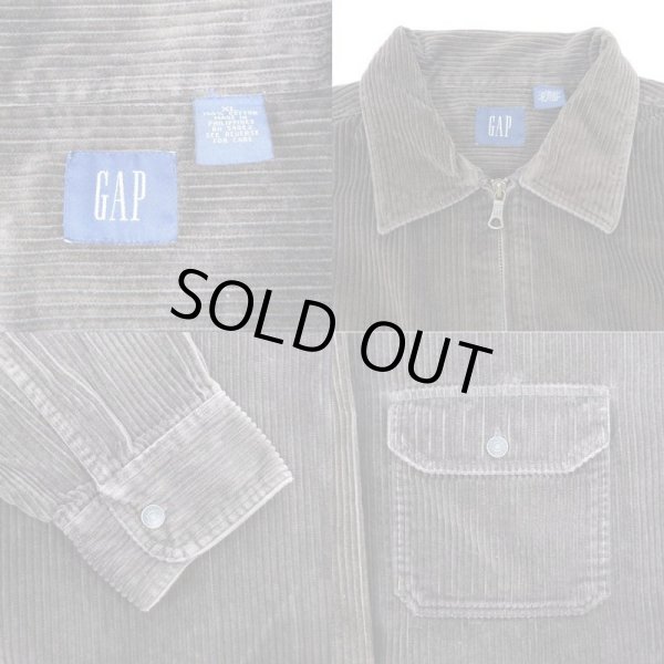 画像3: 90-00's OLD GAP 太畝コーデュロイ シャツジャケット (3)