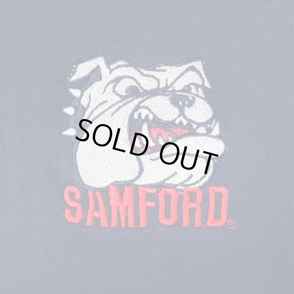 画像2: 90's RUSSELL カレッジロゴ刺繍 スウェット “SAMFORD / MADE IN USA” (2)