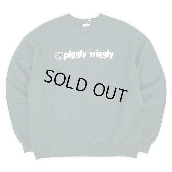 画像1: 00's Piggly Wiggly 両面プリント スウェット "GREEN" (1)