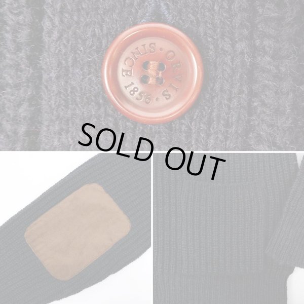 画像3: Early 00's ORVIS ショールカラーカーディガン (3)