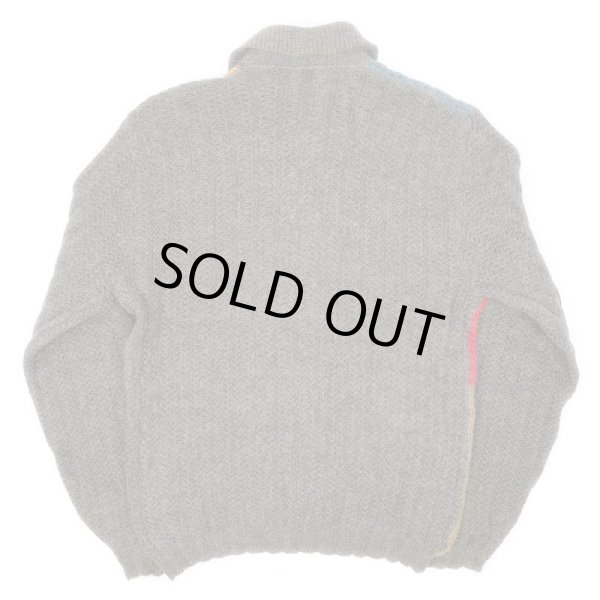 画像2: 60's STRATHWICK マルチカラー ウールニットカーディガン (2)