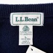 画像3: 90's L.L.Bean Vネック ラムウールセーター "DEADSTOCK" (3)