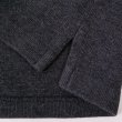 画像4: 00's Polo Ralph Lauren ハーフジップ コットンニット “CHARCOAL GRAY” (4)